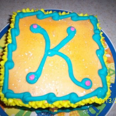 6" Square Birthday Cake