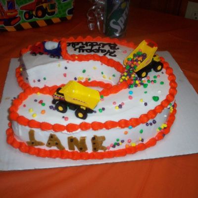 Construction Birthday Cake