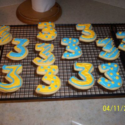 Number 3 Cookies