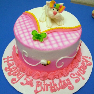 Kitty, Butterflies,and Bumble Bees!