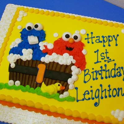 Baby Sesame Bubble Bath!