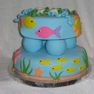 Fishy Birthday Cake