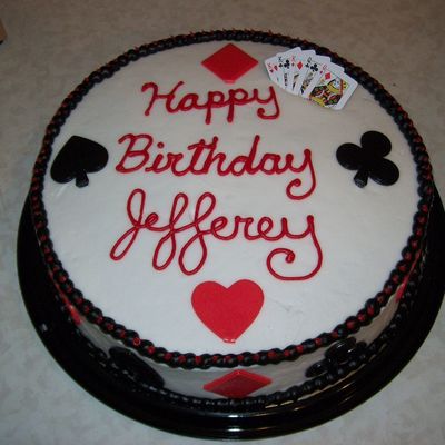 Poker Cake