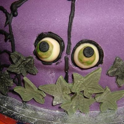 Creepy Eyes Peeping Through Ivy