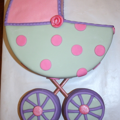Stroller Baby Shower Cake
