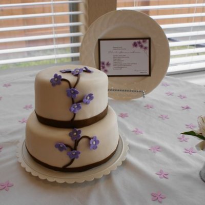 Cherry Blossom Shower Cake