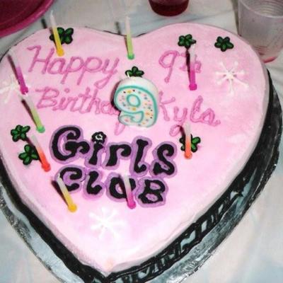 Girls Club Pillow Ice Cream Cake