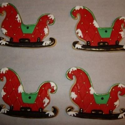 Christmas Sleigh Cookies