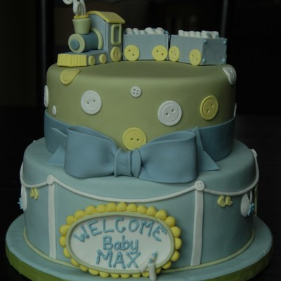 Nikki's Baby Shower Cake