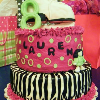 Ice Skate Cake
