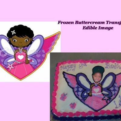 Angel Photo Cake