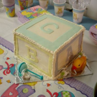 Baby Block Cake