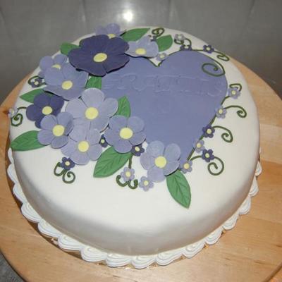 Purple Flower Cake