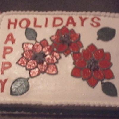 My Holiday Cake Display