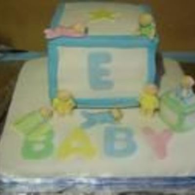 First Baby Shower Cake