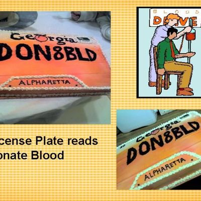 Blood Drive Cake