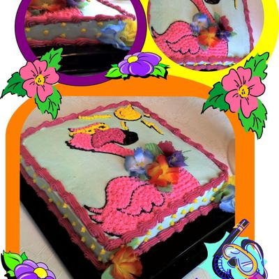 Flamingo Cake