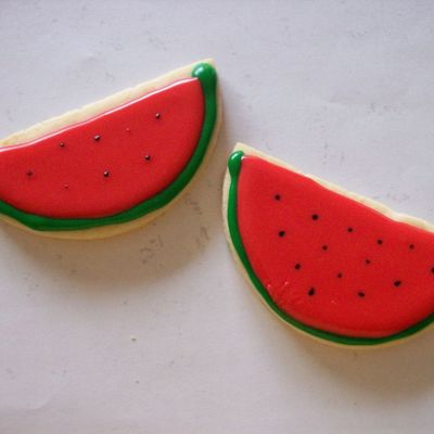 Watermelon Cookies