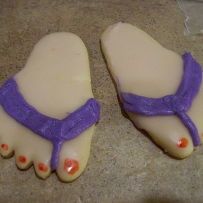 Flip Flop Cookies