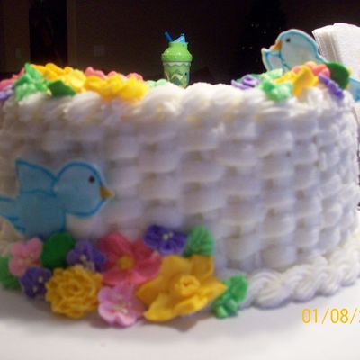 Basket Weave Cake