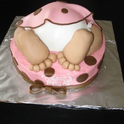 Baby Rump: Pink And Brown