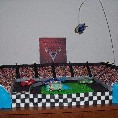 Race Track Cake