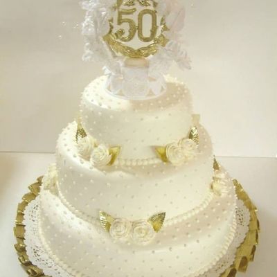 50 Wedding Anniversary Cake