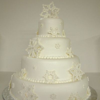 Snow Flake Cake