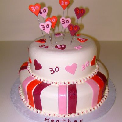 30 Year Old Birthday Cake