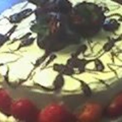 Red Velvet With Chocolate Dipped Strawberries Cream Cheese Icing And Extra Strawberries