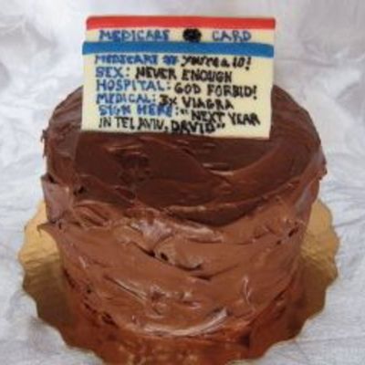 Medicare Card Cake For 65Th Birthday