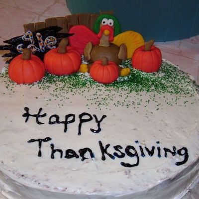 My First Thanksgiving Cake