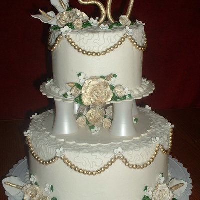 50Th Anniversary Cake