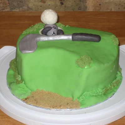 Golf-Cake For A Fun Guy!