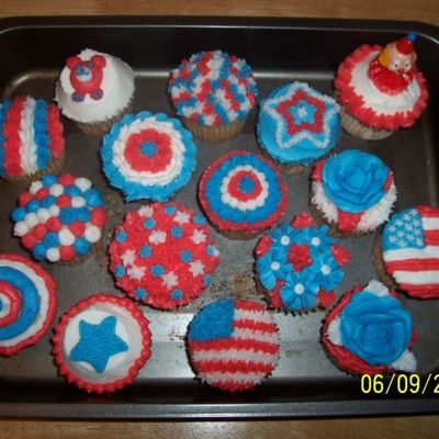 Americana Cupcakes