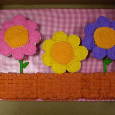 Cupcake Flowers
