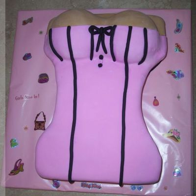 Pink Lingerie Cake