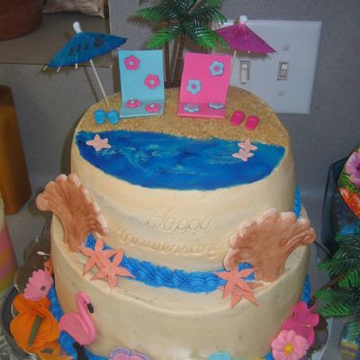 My Grandparents Anniversary Cake