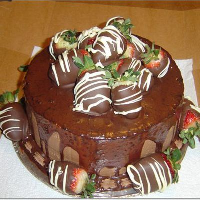 Chocolate Strawberries And Ganache
