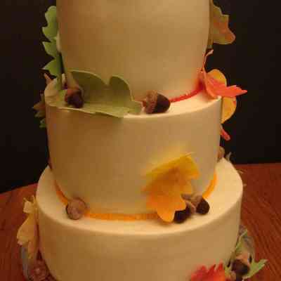 Autumn Anniversary Cake