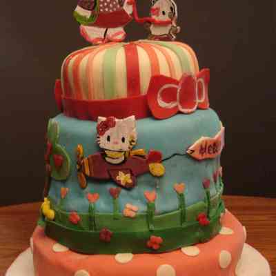 Hello Kitty Baby Shower Cake