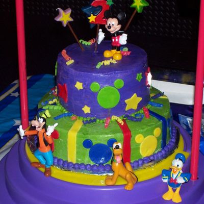 Mickey Mouse Birthday Cake