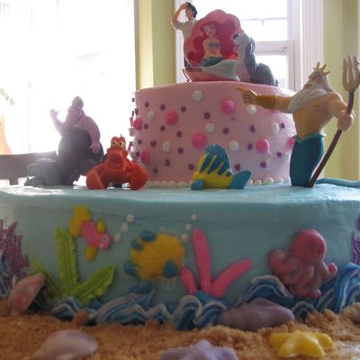 Little Mermaid Ariel Birthday Cake