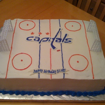 Washington Capitals Cake