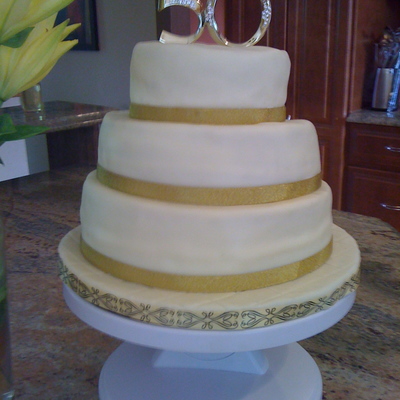 50Th Anniversary Cake