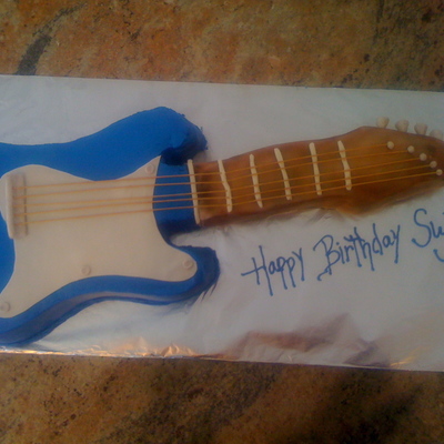 Guitar Cake