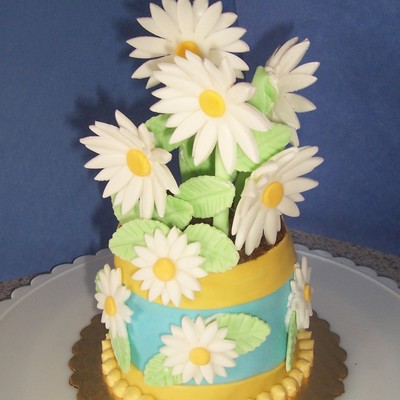 Daisy Birthday Cake