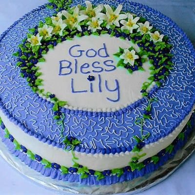 Lily's Christening Cake