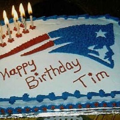 New England Patriots Birthday Cake