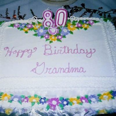 80Th Birthday Cake